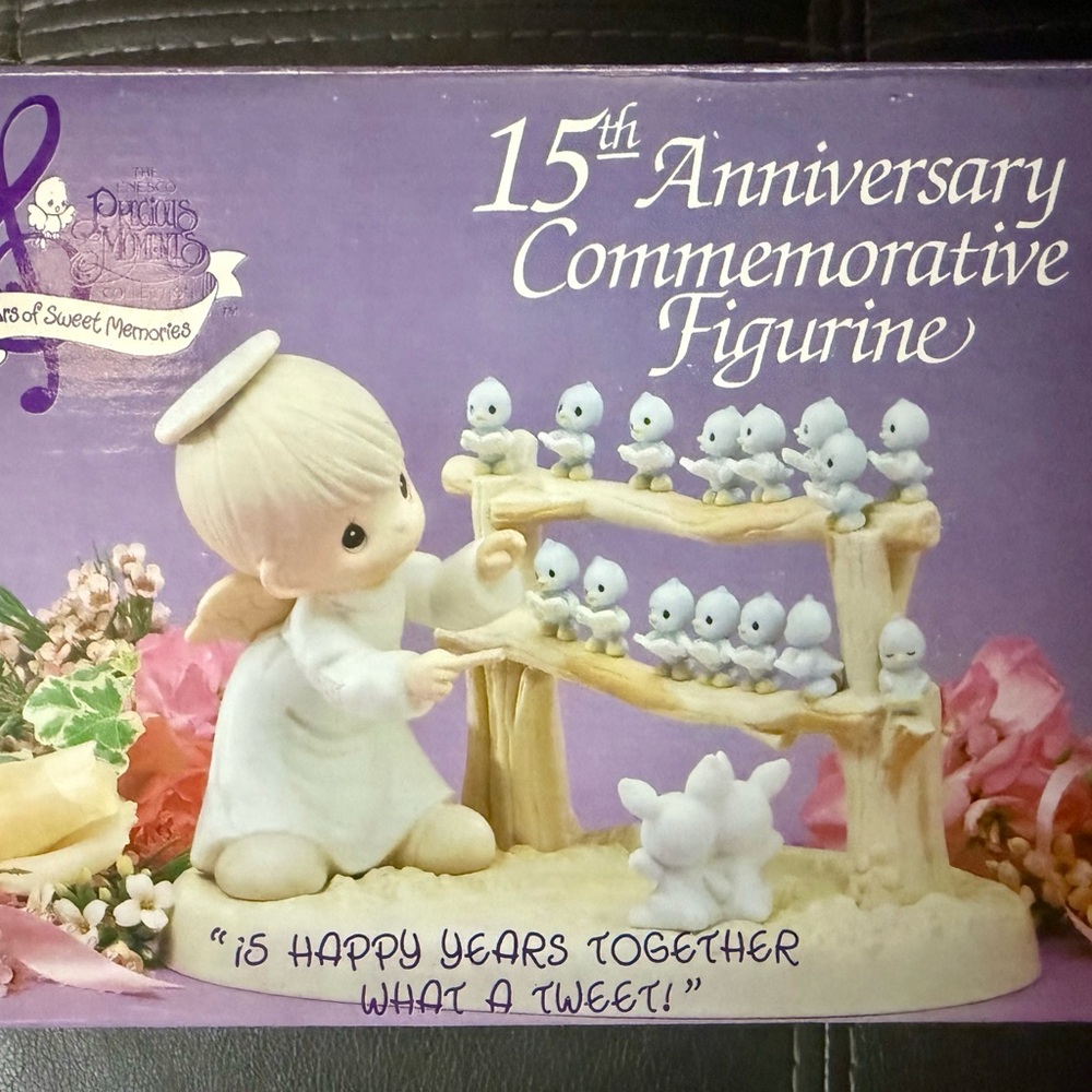 Precious Moments 15th Anniversary Commemorative figurine